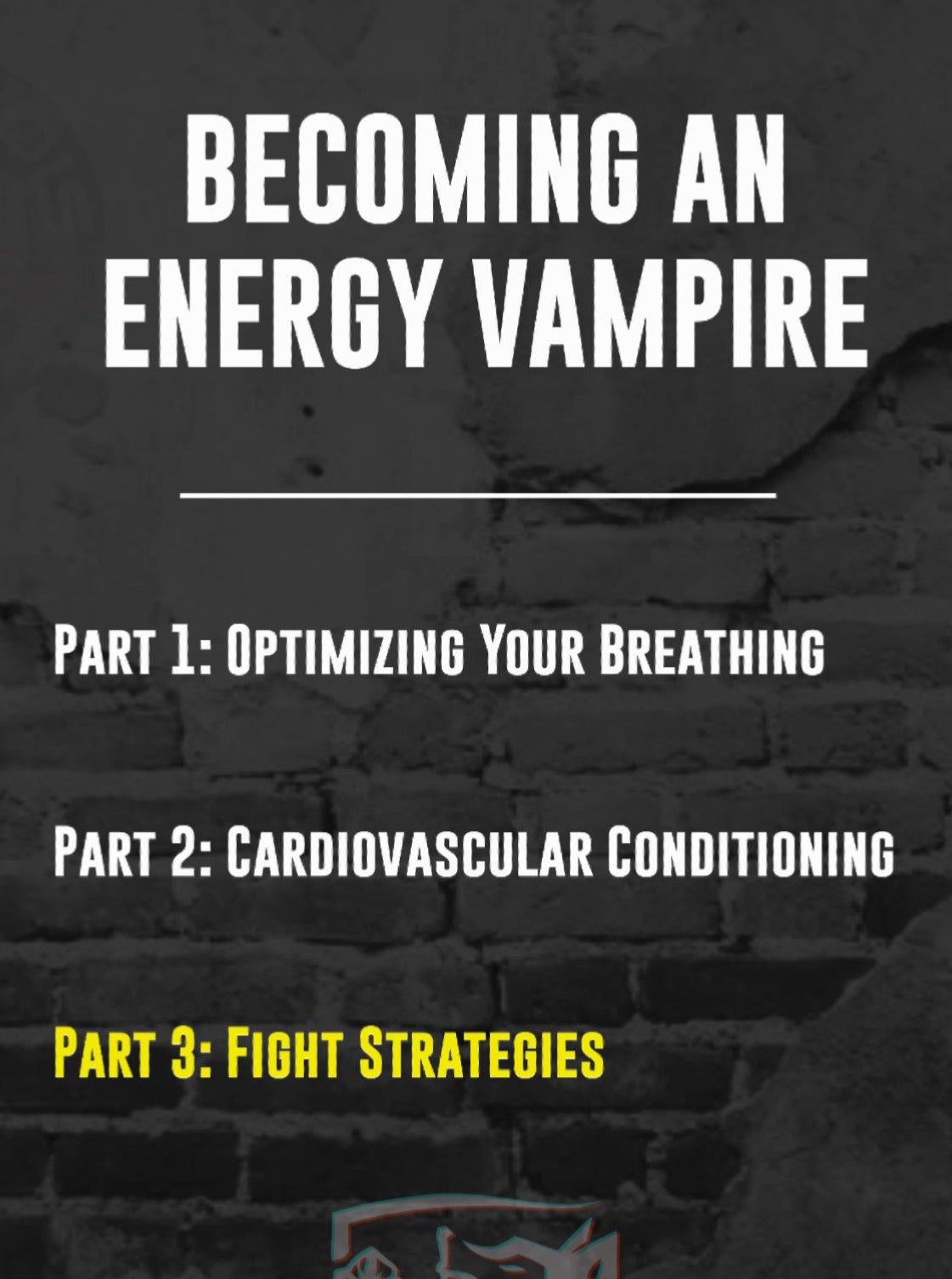 Becoming an Energy Vampire: Optimize Cardio & Drain Opponents